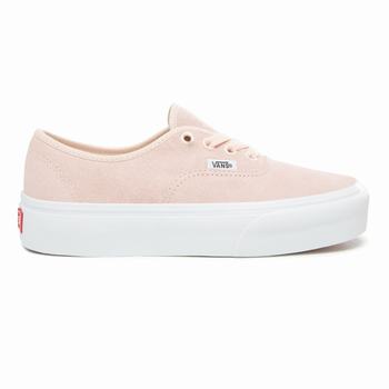 Vans Suede Authentic Platform 2.0 - Naisten Tennarit - Valkoinen